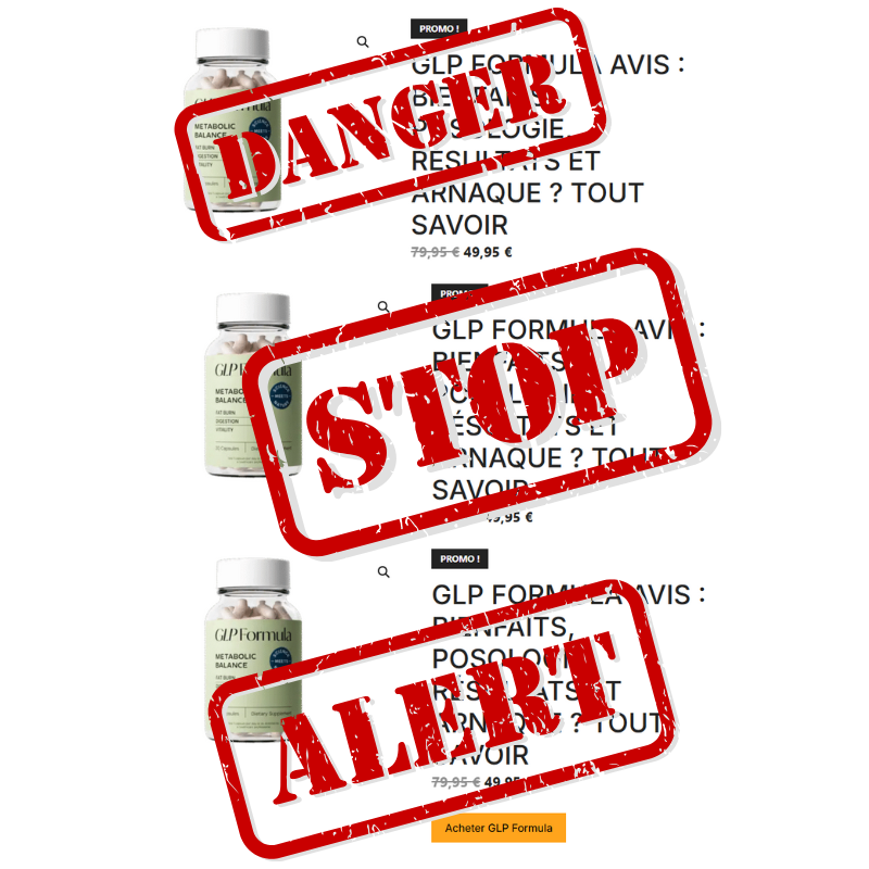 GLP Formula alerta de fraude